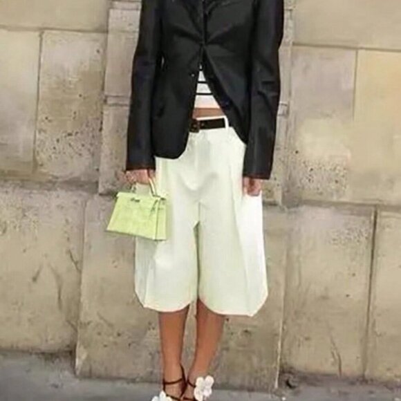 Black Elegant Women's Floral Open Square Toe High Heel Sandals - Picture 6 of 7